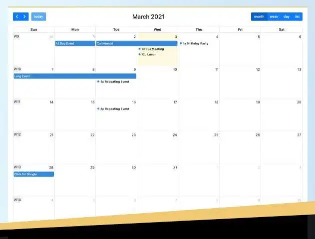 ดาวน์โหลดเครื่องมือเว็บหรือเว็บแอป FullCalendar