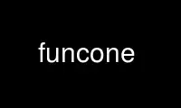 הפעל funcone בספק אירוח חינמי של OnWorks על אובונטו אונליין, פדורה אונליין, אמולטור מקוון של Windows או אמולטור מקוון של MAC OS