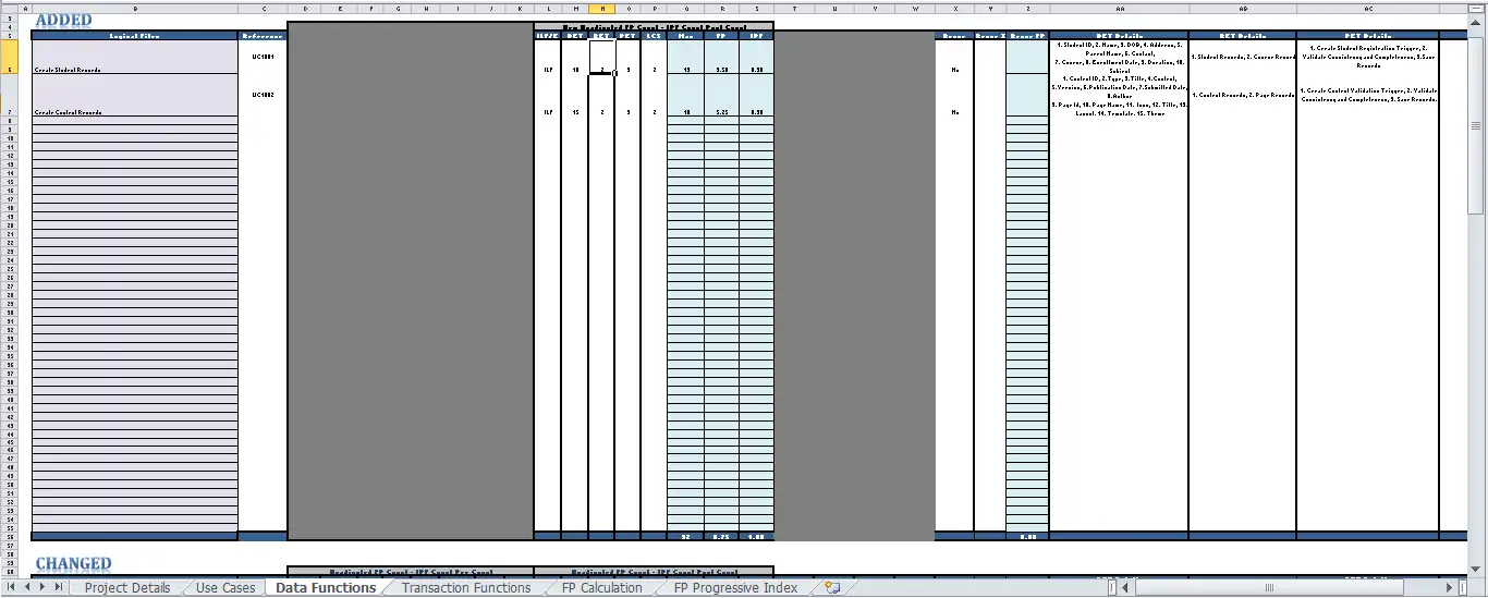 Download web tool or web app Function Point Analysis