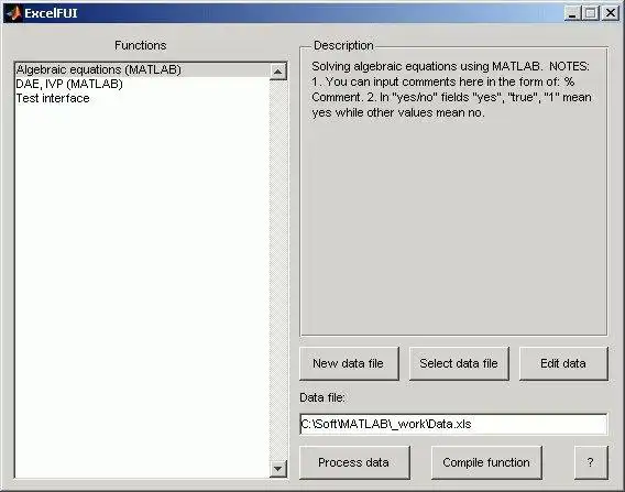 Download web tool or web app Function User Interface to run in Windows online over Linux online