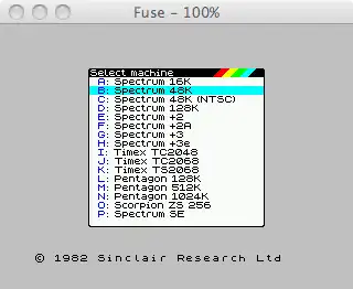 Download web tool or web app Fuse - the Free Unix Spectrum Emulator