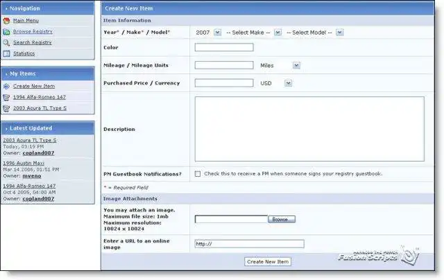 Download web tool or web app Fusion Registry GPL