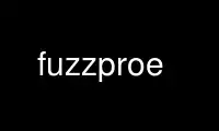 הפעל fuzzproe בספק אירוח חינמי של OnWorks על אובונטו אונליין, פדורה אונליין, אמולטור מקוון של Windows או אמולטור מקוון של MAC OS