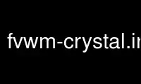 উবুন্টু অনলাইন, ফেডোরা অনলাইন, উইন্ডোজ অনলাইন এমুলেটর বা MAC OS অনলাইন এমুলেটরের মাধ্যমে OnWorks ফ্রি হোস্টিং প্রদানকারীতে fvwm-crystal.infoline চালান