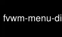 Execute fvwm-menu-directory no provedor de hospedagem gratuita OnWorks no Ubuntu Online, Fedora Online, emulador online do Windows ou emulador online do MAC OS