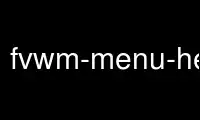 উবুন্টু অনলাইন, ফেডোরা অনলাইন, উইন্ডোজ অনলাইন এমুলেটর বা MAC OS অনলাইন এমুলেটরের মাধ্যমে OnWorks ফ্রি হোস্টিং প্রদানকারীতে fvwm-মেনু-শিরোনাম চালান