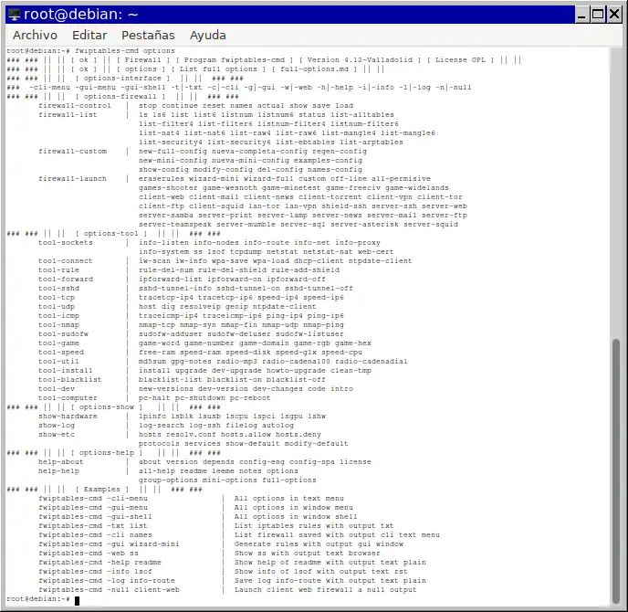 Download web tool or web app fwiptables firewall shield ssh