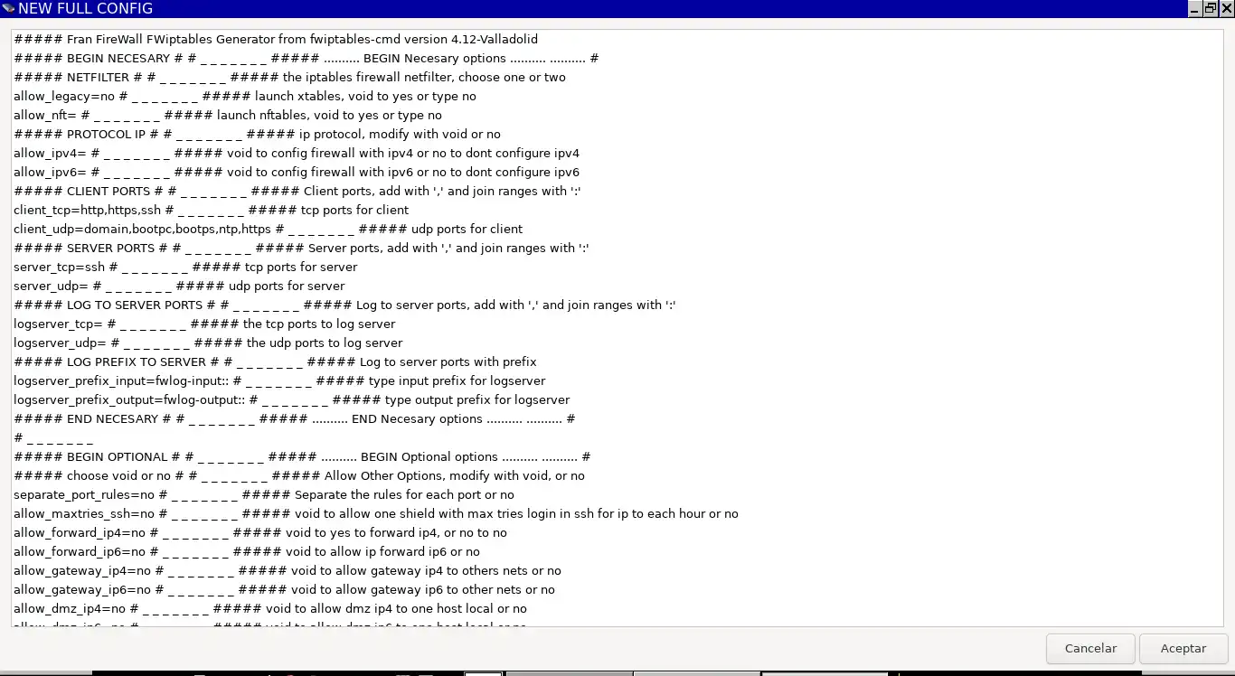 Download web tool or web app fwiptables firewall shield ssh