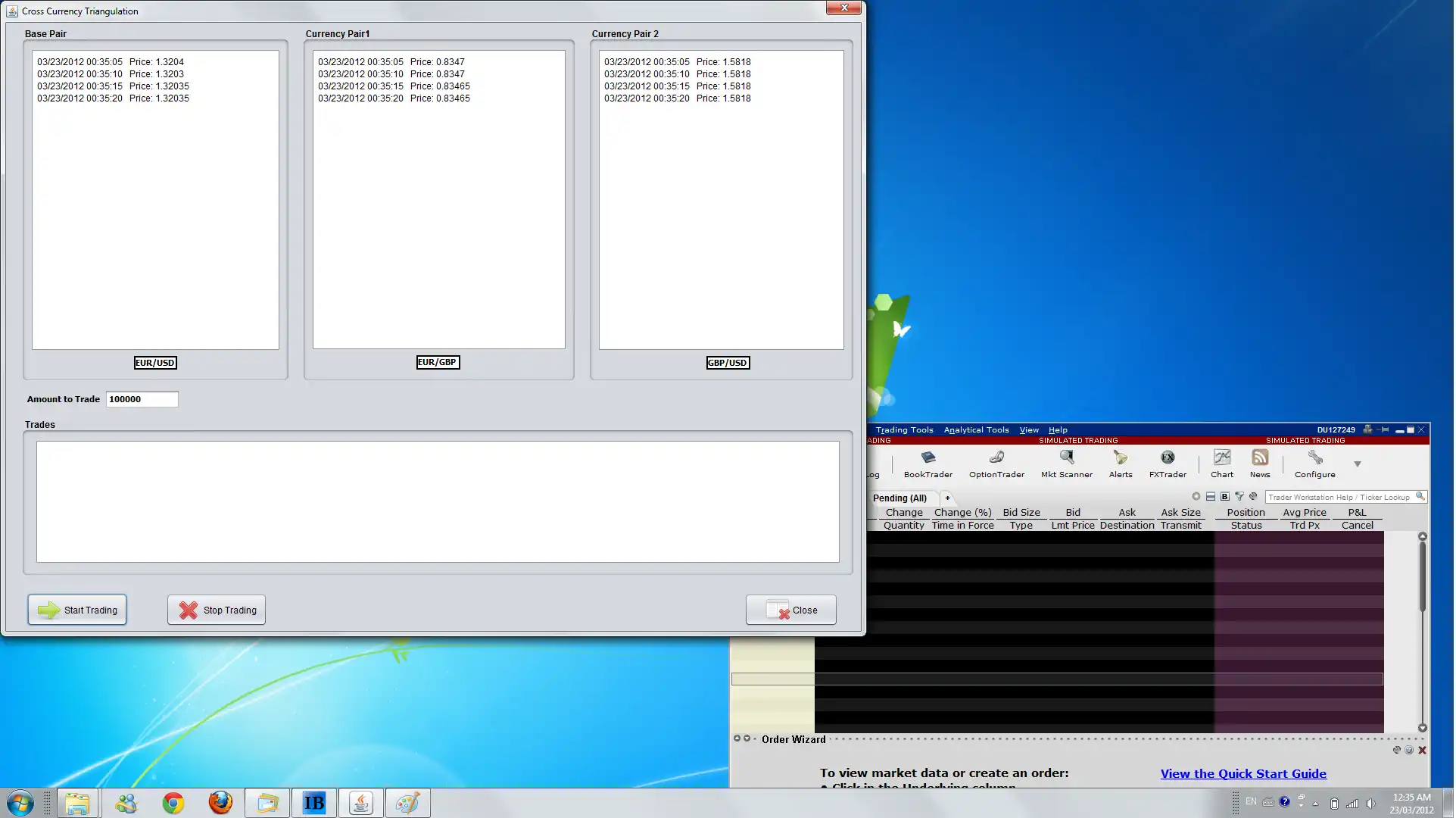 Download web tool or web app FXautotrader