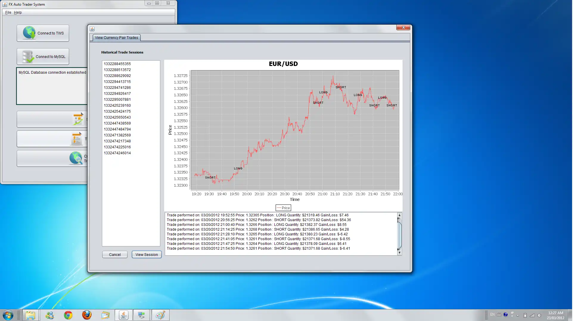 Download web tool or web app FXautotrader