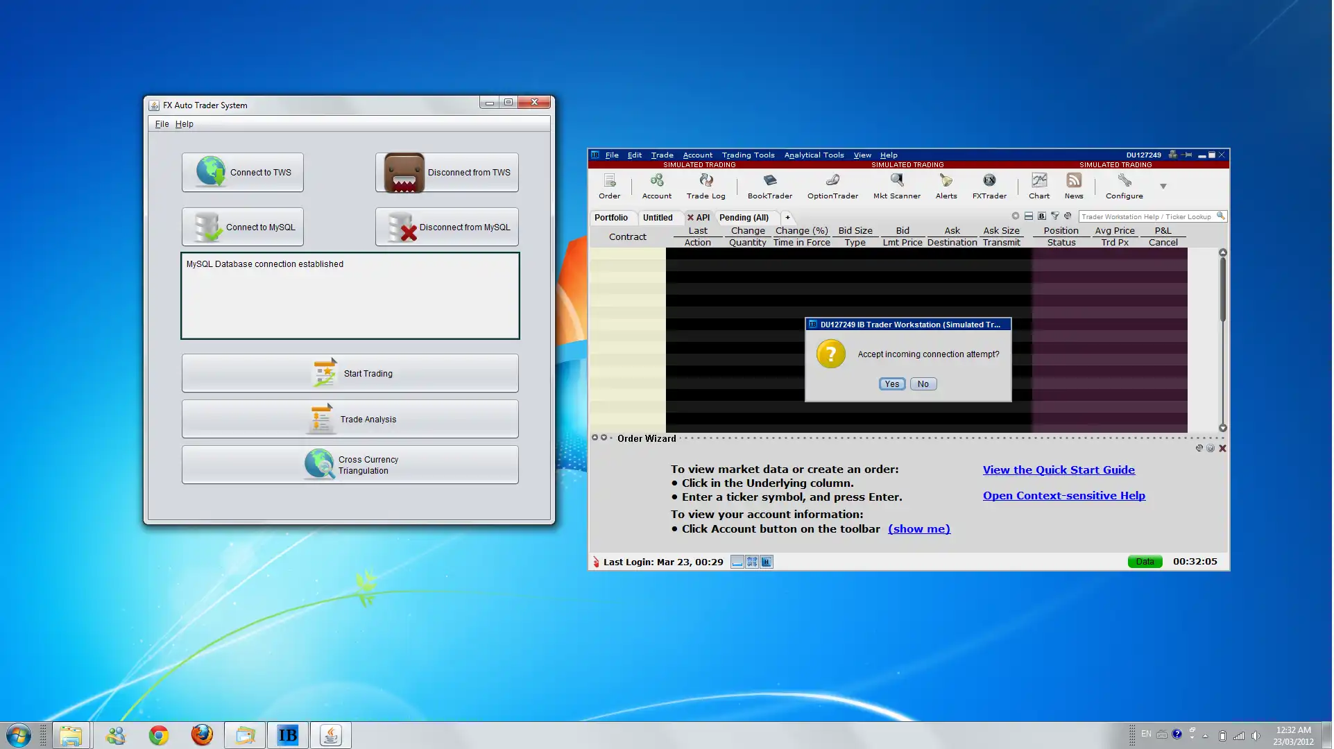 Download web tool or web app FXautotrader