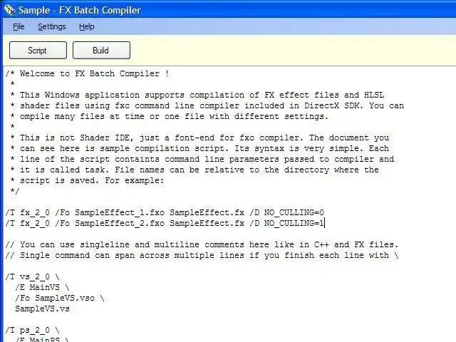 Download web tool or web app FX Batch Compiler
