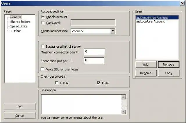 Download web tool or web app fzldap
