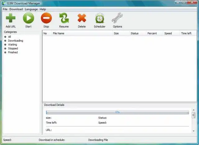 Download web tool or web app G3M Download Mananager