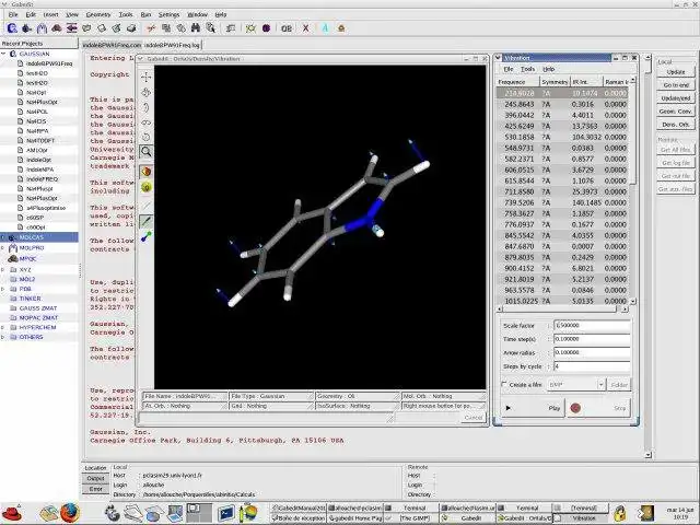 Download web tool or web app Gabedit to run in Windows online over Linux online