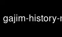 הפעל את gajim-history-manager בספק אירוח חינמי של OnWorks באמצעות אובונטו אונליין, פדורה אונליין, אמולטור מקוון של Windows או אמולטור מקוון של MAC OS