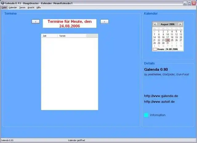 Download web tool or web app Galenda