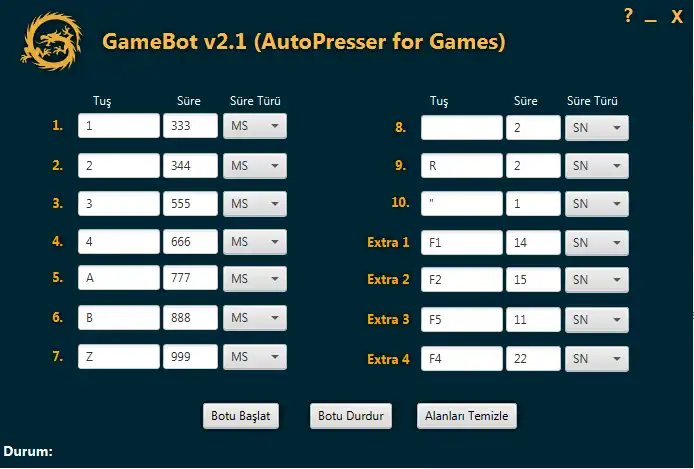 Download web tool or web app Game Bot to run in Linux online