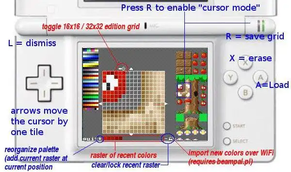 Baixe a ferramenta da web ou o aplicativo da web GamEditorDS