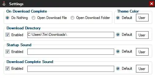 Download web tool or web app Game Downloader