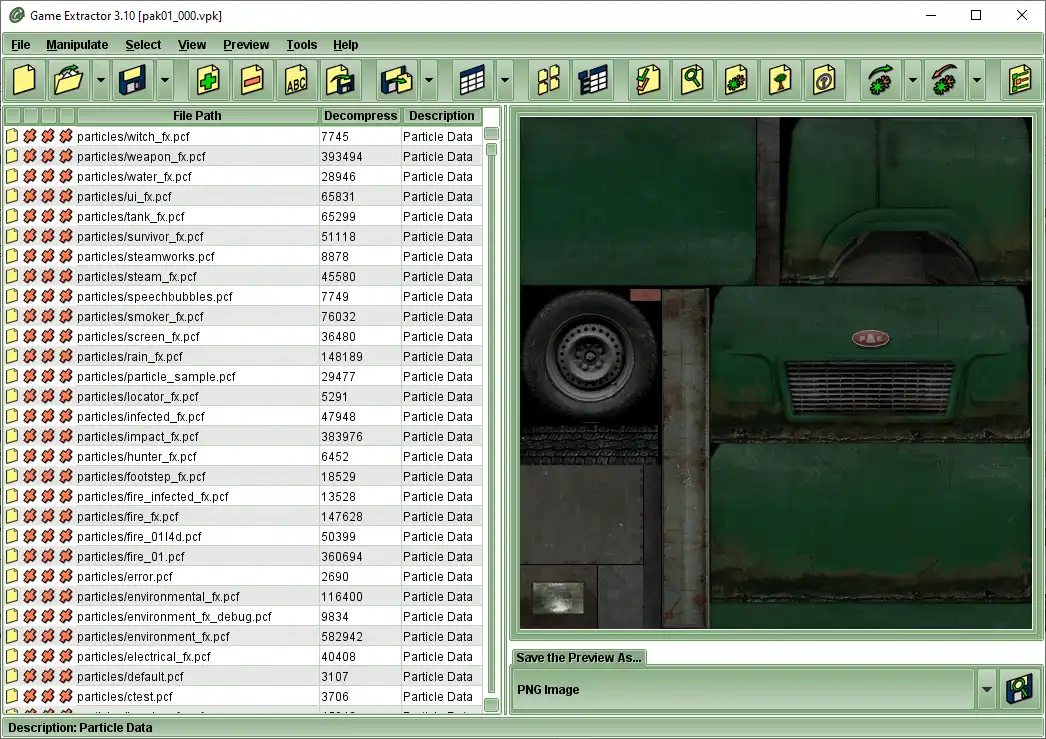Download web tool or web app Game Extractor to run in Linux online