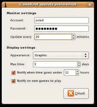 Linux'ta çevrimiçi çalıştırmak için web aracını veya web uygulamasını gameknot_applet'i indirin