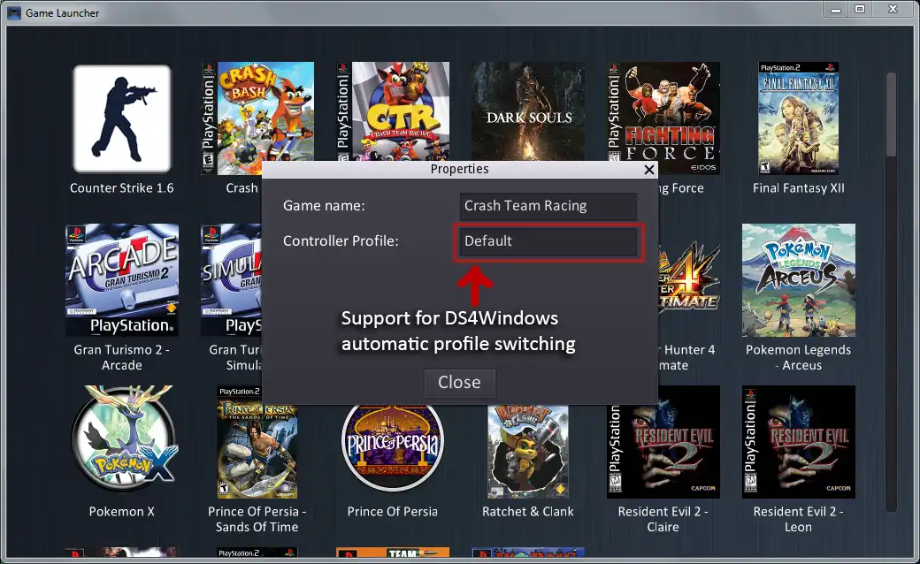 Download web tool or web app Game Launcher