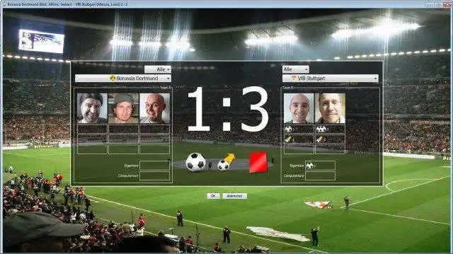 Download web tool or web app Gamer Football Statistics