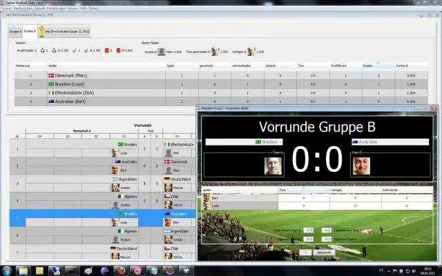 Unduh alat web atau aplikasi web Statistik Sepak Bola Gamer untuk dijalankan di Windows online melalui Linux online