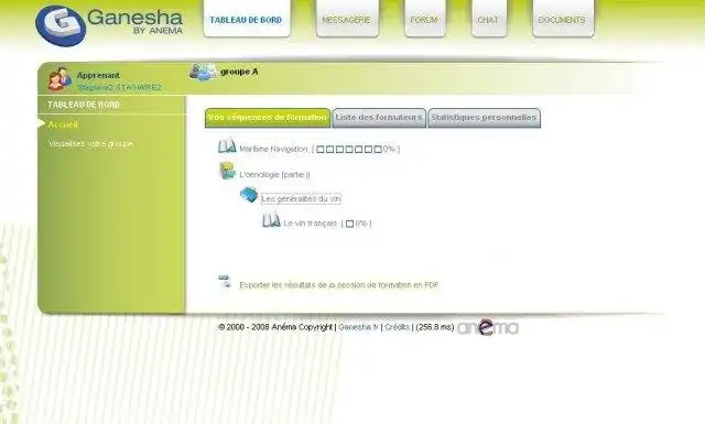 Télécharger l'outil Web ou l'application Web Ganesha LMS par ANEMA