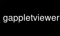 Execute gappletviewer-4.8 no provedor de hospedagem gratuita OnWorks no Ubuntu Online, Fedora Online, emulador online do Windows ou emulador online do MAC OS