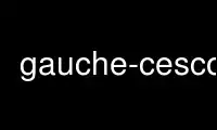 Führen Sie gauche-cesconv im kostenlosen Hosting-Anbieter OnWorks über Ubuntu Online, Fedora Online, den Windows-Online-Emulator oder den MAC OS-Online-Emulator aus