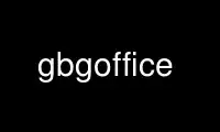 قم بتشغيل gbgoffice في مزود الاستضافة المجاني OnWorks عبر Ubuntu Online أو Fedora Online أو محاكي Windows عبر الإنترنت أو محاكي MAC OS عبر الإنترنت