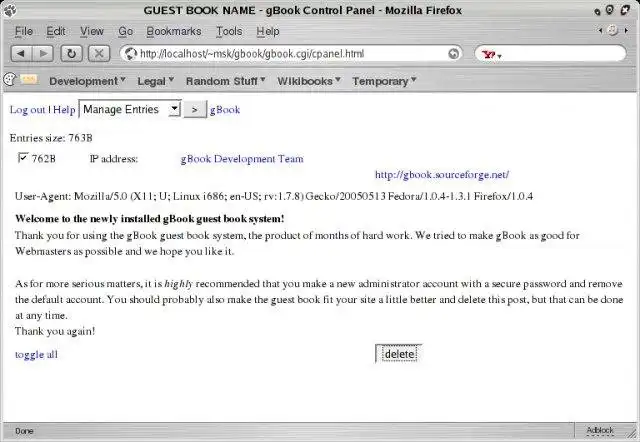 Download web tool or web app gBook