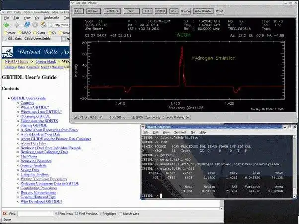 Download web tool or web app GBTIDL to run in Linux online