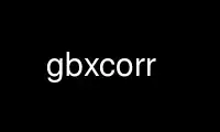 Run gbxcorr in OnWorks free hosting provider over Ubuntu Online, Fedora Online, Windows online emulator or MAC OS online emulator