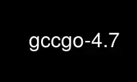 Запустите gccgo-4.7 в бесплатном хостинг-провайдере OnWorks через Ubuntu Online, Fedora Online, онлайн-эмулятор Windows или онлайн-эмулятор MAC OS