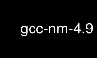 Run gcc-nm-4.9 in OnWorks free hosting provider over Ubuntu Online, Fedora Online, Windows online emulator or MAC OS online emulator