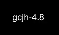 Run gcjh-4.8 in OnWorks free hosting provider over Ubuntu Online, Fedora Online, Windows online emulator or MAC OS online emulator