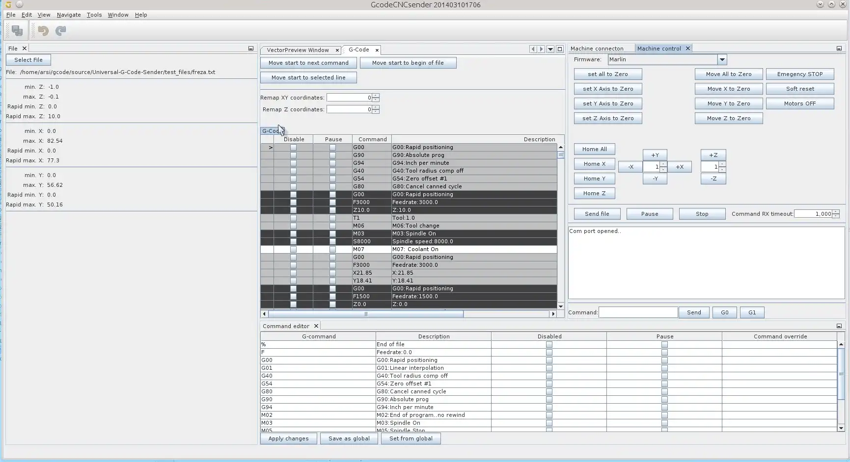 Download web tool or web app G-CNC Sender to run in Linux online