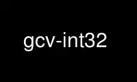 Run gcv-int32 in OnWorks free hosting provider over Ubuntu Online, Fedora Online, Windows online emulator or MAC OS online emulator