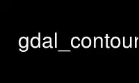 Voer gdal_contour uit in de gratis hostingprovider van OnWorks via Ubuntu Online, Fedora Online, Windows online emulator of MAC OS online emulator