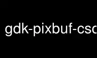 Run gdk-pixbuf-csource in OnWorks free hosting provider over Ubuntu Online, Fedora Online, Windows online emulator or MAC OS online emulator