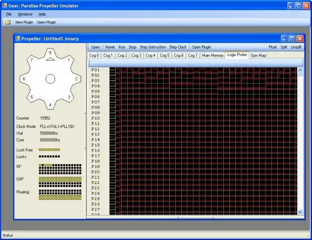 Download web tool or web app Gear: Parallax Propeller Debugger to run in Windows online over Linux online