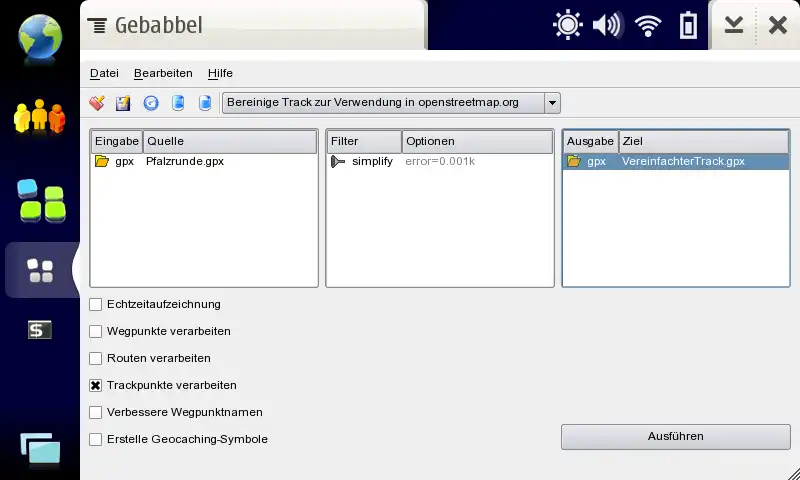 Download web tool or web app Gebabbel