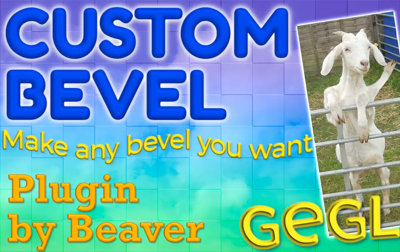 Загрузите веб-инструмент или веб-приложение GEGL-Custom-Bevel