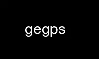 Run gegps in OnWorks free hosting provider over Ubuntu Online, Fedora Online, Windows online emulator or MAC OS online emulator