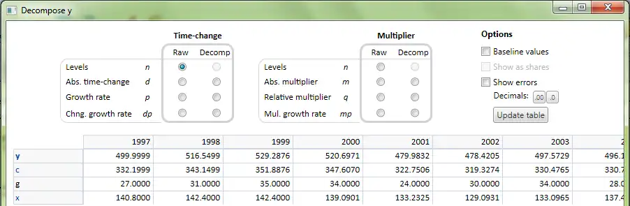 Download web tool or web app Gekko Timeseries Software