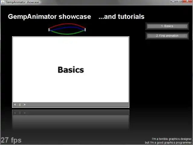 Unduh alat web atau aplikasi web GempAnimator untuk dijalankan di Linux online