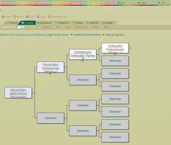 Download web tool or web app Genealogy of Life to run in Windows online over Linux online